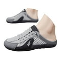thumbnail image 2 of YLYL Men's Slip-On Mule Sneakers Backless Anti-Slip Walking Shoes Lightweight Breathable Casual Sport Shoes for Driving Travel, 2 of 8