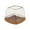 Transparent, variant on Flyshop 8PCS Square Chair Leg Caps with Felt Pads Durable Floor Protectors for Hardwood Floor Prevent Scratches Reduce Noise Foot Cap, Dark Brown Protective Caps, 19 to 25 mm