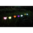 thumbnail image 4 of 6pcs Garden Tulip Flower Shape Led Solar Powered Lights Outdoor Yard Standing Decor, Multi-color, 4 of 4
