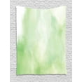 thumbnail image 1 of Art Abstract Tapestry, Pastel Green Color Palette Design Creative Concept Smoke, Wall Hanging for Bedroom Living Room Dorm Decor, 60W X 80L Inches, Pale Green Pistachio Green, by Ambesonne, 1 of 2