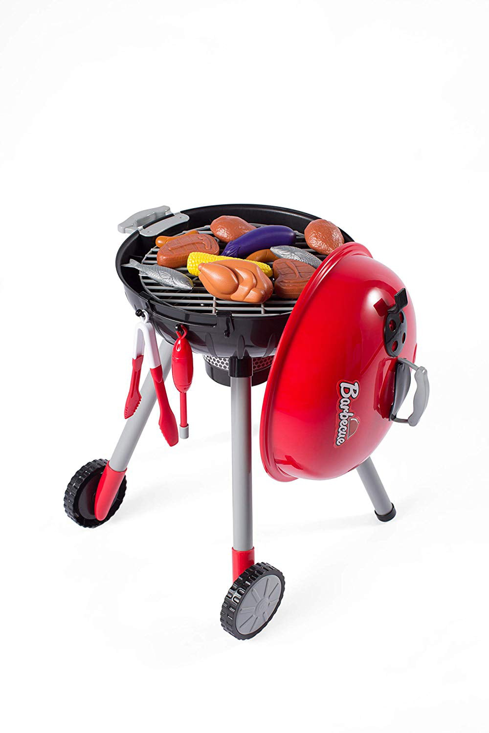 Nbd This 8 Piece Backyard Barbeque Get Out N Grill Toy Barbeque Grill Set Is Great To Have A Realistic Playtime Fun Adventure For Kids And The Whole Family Walmart Com