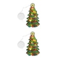 thumbnail image 4 of Yuarrent Decoración de Navidad Ventana Colgante Colgante Árbol de Navidad Tienda de vacaciones Lechón Lámpara de luz, árbol de Navidad Type1 NO1, 4 of 6