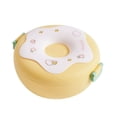 thumbnail image 1 of Bento Bowl Donut Shape Heatable with Lid Fork Spoon Plastic Lunch Container for Office School Yellow, 1 of 10