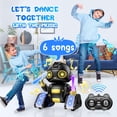 thumbnail image 2 of Juguete robot BAIWU para niños con sensor de gestos, ojos LED y música, 2 of 7