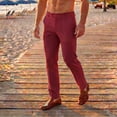thumbnail image 2 of Cmfcve Men's Dress Pants Waffle Straight Fit Flat Front Trousers Business Casual Pants, 2 of 5