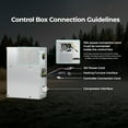 thumbnail image 6 of Fogatti RV Rooftop Air Conditioner 15000 BTU InstaCool Unit with R32 Refrigerant, Wired Controller and ADB, 6 of 12