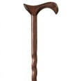 thumbnail image 3 of Brazos Twisted Red Oak Wood T-Handle Cane 34 Inch Height, 3 of 4