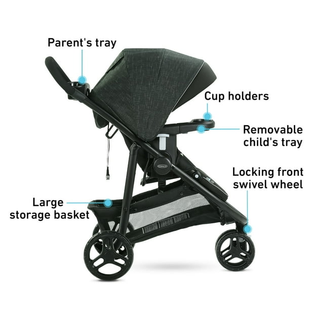 strollers similar to stokke Stokke® YOYO³ Stroller Bundle with Newborn & Car Seat Adaptor Tackle pack BTS BT21 Mini Faux Colour : Generic:Purple