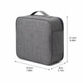 thumbnail image 2 of Hanging Travel Toiletry Bag, Foldable Travel Bag, Travel Toiletry Bag, Toiletry Travel Bag, Travel Bag Organizer, 9X8X3 Inch Navy Blue Oxford Cloth Storage Bag with Hook, Portable, 2 of 7