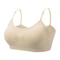 thumbnail image 4 of Coobie Seamless Bras for Women No Underwire Scoopneck Cami Bra 9012,Light Nude,One Size, 4 of 7