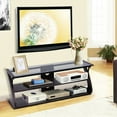 thumbnail image 4 of Costway 3-Tier TV Stand Entertainment Center  Tempered Glass Top  Media Console Furniture, 4 of 10