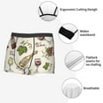 thumbnail image 6 of Disketp Grapes Bbottles Wine Men'S Boxer Briefs,Soft And Breathable Cotton Underwear With Comfortflex Waistband, 6 of 9