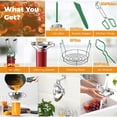 thumbnail image 3 of YOPTOP Canning Kit  7 Pcs Canning Supplies Starter Kit  Food Grade Stainless Steel Canning Set for Beginner  Canning Essential Tools for Water Bath & Pressure Canner  Green, 3 of 8
