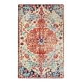 thumbnail image 3 of Lahome Decor 2'x3' Vintage Oriental Medallion Pattern Area Rug,Ultra-Thin Washable Vintage Area Rug,Non-Slip Rugs for Bathroom,Entryway,Oriental Medallion Bedroom Mat,Orange, 3 of 10