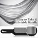thumbnail image 4 of Hairdressing Comb Set - 2 Pack Flat Top Combs, Heat Resistant Cutting Combs for Styling, Black & White, 4 of 5