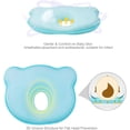 thumbnail image 5 of Almohada para Bebe, Almohada Bebe Previene Síndrome Cabeza Plana Plagiocefalia, Cojines para Bebe Recién Nacido, Espuma de Memoria Suave, para Bebés de 0 a 12 Meses (Azul), 5 of 5