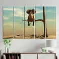 thumbnail image 5 of Modern Poster, Elephant Tree Poster, Elephant Canvas, Elephant in Surreal, Contemporary Poster, Surreal Elephant Canvas Art, Canvas Wall Decor - Natural Framed, 5 of 9