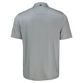 thumbnail image 3 of Men's Cutter & Buck Gray Florida Marlins Cooperstown Collection Pike Eco Shadow Check Print Polo, 3 of 3