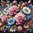 thumbnail image 1 of Bouquet de Roses Scintillantes - Peinture Diamant DIY, 1 of 6