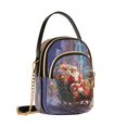 thumbnail image 2 of Women's Crossbody Handbag Shoulder Handbag 5.91x3.15x8.27 Inch Bank Card Bag Cash Bag Key Bag Santa Claus and The Sleigh, 2 of 7