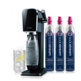 thumbnail image 1 of SodaStream Art Paquete para hacer agua con gas en negro, con paquete de 3 botellas de CO2 y carbonatación, 1 of 5