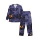 thumbnail image 1 of Fotbe Mystery House Halloween Night Pijama de Hombre con Estampado de Manga Larga, Conjunto de 2 Piezas, Ropa de Dormir Suave y Cómoda con Bolsillos-Small, 1 of 7