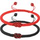 thumbnail image 2 of KAKOWELY 2 pulseras de pareja hechas a mano, trenzadas, a juego., 2 of 5