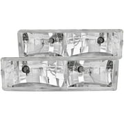 Anzo USA 111004 Crystal Headlight Set