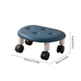thumbnail image 3 of Low Rolling Stool with 360°Swivel Wheels for Cleaning Kitchen Floor Lower Cabinets Baseboards, Packing and Playing Drawing, 3 of 7