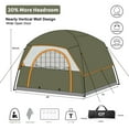 thumbnail image 2 of CAMPROS 4 Person Waterproof Cabin Camping Tent, 2 of 6