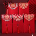 thumbnail image 2 of 10pcs Hot Stamped Red Envelopes - Perfect for Gifting on Chinese New Year, Valentine's Day, Weddings & More!, 2 of 4