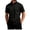 A006-Black, variant on Short Sleeve Sweatshirts for Men Quarter Zip Mock Neck Sweatshirt Relaxed Fit Casual Pullover Tee Top with Pocket