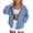Blue, variant on Teen Girls Boys Kids Hoodies Zip up Long Sleeve Hooded Sweatshirt Pullover with Pockets Trendy Clothing for Girls Boys