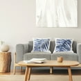 thumbnail image 3 of Stupell Industries Tropical Blue Rainforest Palms Printed Throw Pillow Design by Melonie Miller (Set of 2), 3 of 6