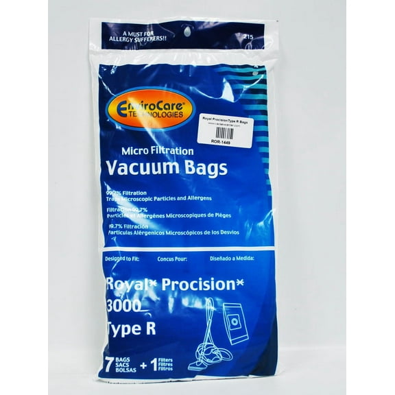 Royal Precision 3000 Type R Canister Vacuum Cleaner Bags