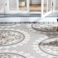 thumbnail image 4 of SAFAVIEH Cottage Hemming Geometric Indoor/Outdoor Area Rug, Light Grey/Taupe, 8' x 10', 4 of 6