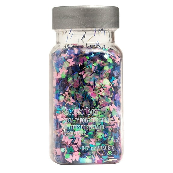 12 Pack: Butterfly Confetti Specialty Polyester Glitter by Recollections - 0.7oz.