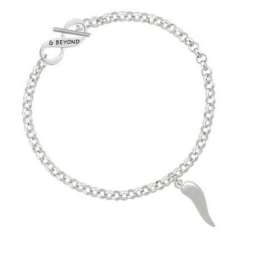 Good Luck Italian Horn & Beyond Infinity Toggle Chain Bracelet