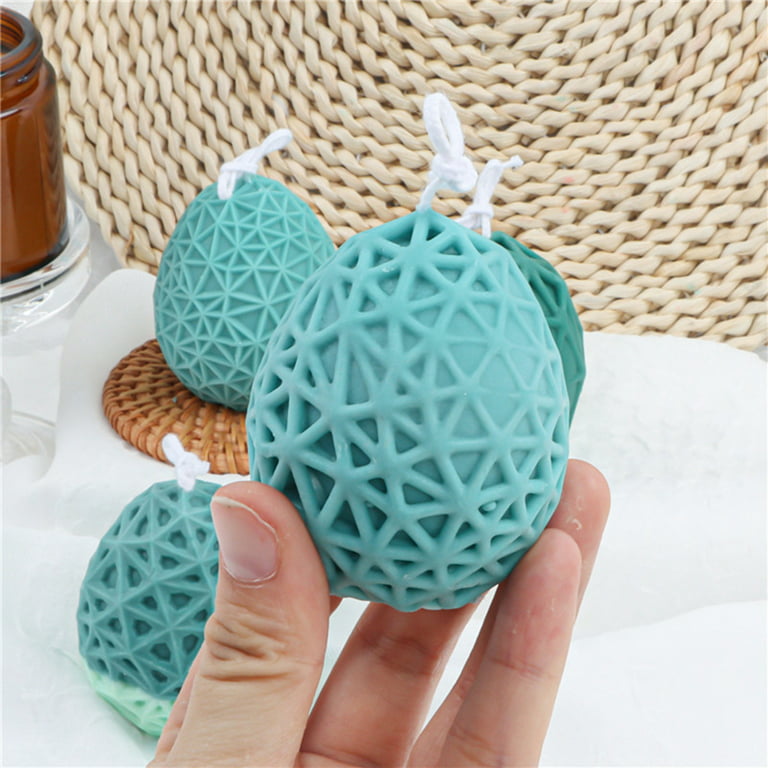 Leaveforme Candle Molds Silicone, Easter Egg Shape Candle Molds for Candle Making, Craft Art Silicone Candle Molds or Craft Soap Molds, DIY Handmade