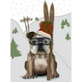 thumbnail image 2 of Art.com English Bulldog, Skiing Art Print by Fab Funky, 18" x 24", 2 of 4