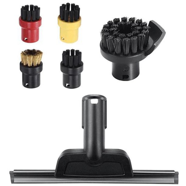 Cepillo redondo raspador de boquilla de ventana Compatible con Karcher Sc1 Sc2 Sc3 Sc4 Sc5