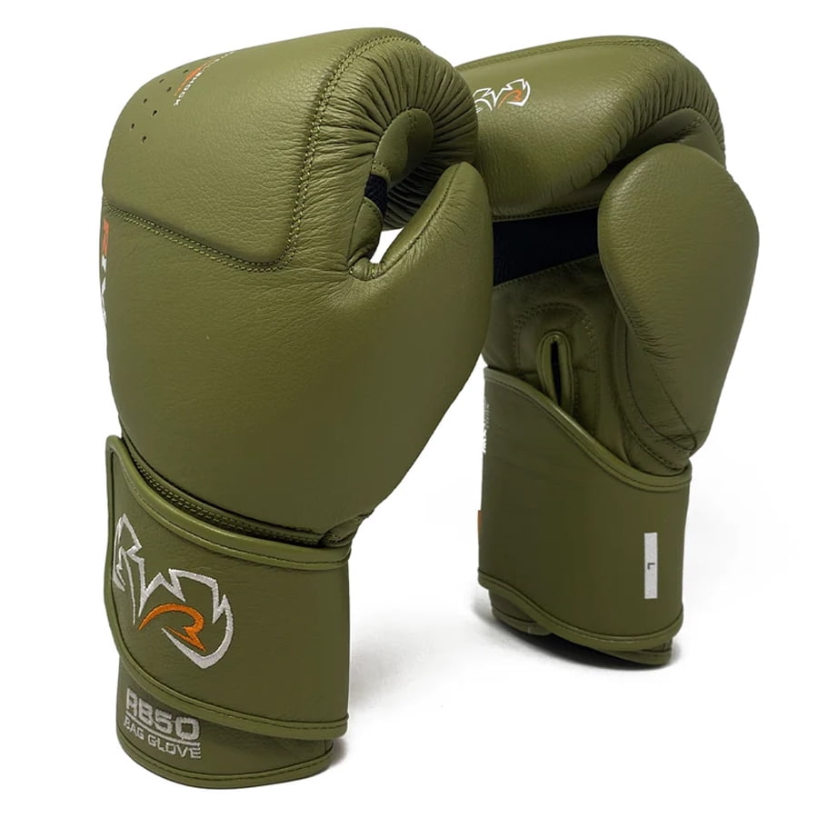 Rival Boxing RB50 Intelli-Shock Compact Bag Gloves - Large - Khaki