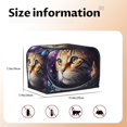 thumbnail image 5 of Daiia Astronaut Cat Pattern 2 slice Toaster Cover, Toaster Appliance Dust-proof Cover For Kitchen Small Appliance Dust Cover and Fingerprint Protection, 5 of 7
