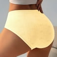 thumbnail image 2 of Panties for Women,Fashion Low Waist Striped Briefs for Women Soft Lace Trim Comfortable Underwear Everyday Wear,Womens Underwear,Yellow,M, 2 of 6