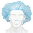 thumbnail image 2 of McKesson Bouffant Caps, Disposable Hairnets for Women or Men, Spun-Bonded Poly Non-Pleated Hair Cover for Medical Labs, Surgery, 21 in, 100 Count, 1 Pack, 2 of 3