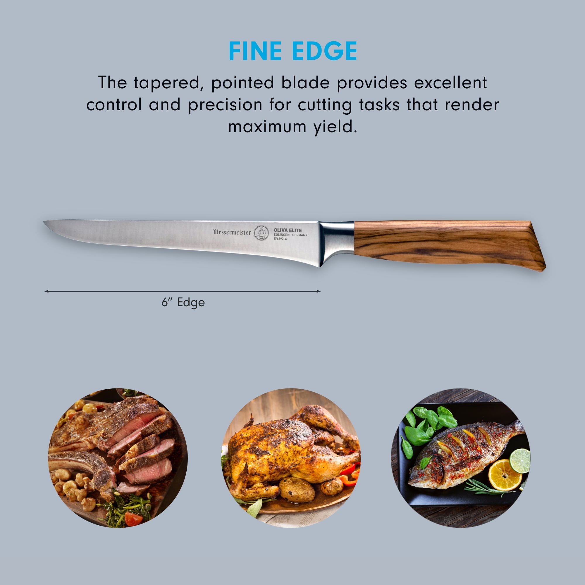Messermeister Oliva Elite 6” Boning Knife