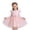 Pink, variant on Girls Red Tulle Dress Long Sleeve Glitter Bow Ruffle Birthday Party Princess Dress for Kids Girls,Size 5-6 T