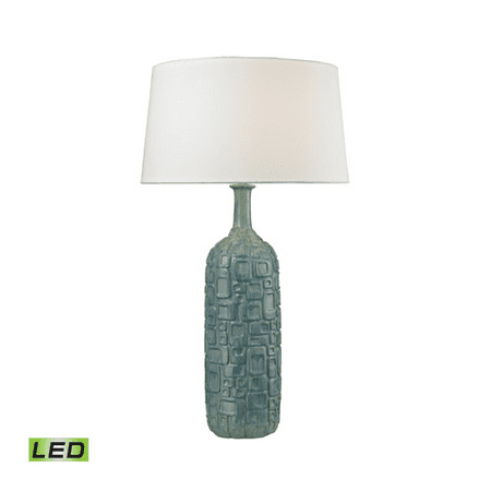 Blue And White Ceramic Lamp Base Table Lamps 1 Light With Blue and White Wash Glaze Ceramic Medium Base 35 inch 9.5 Watts ()