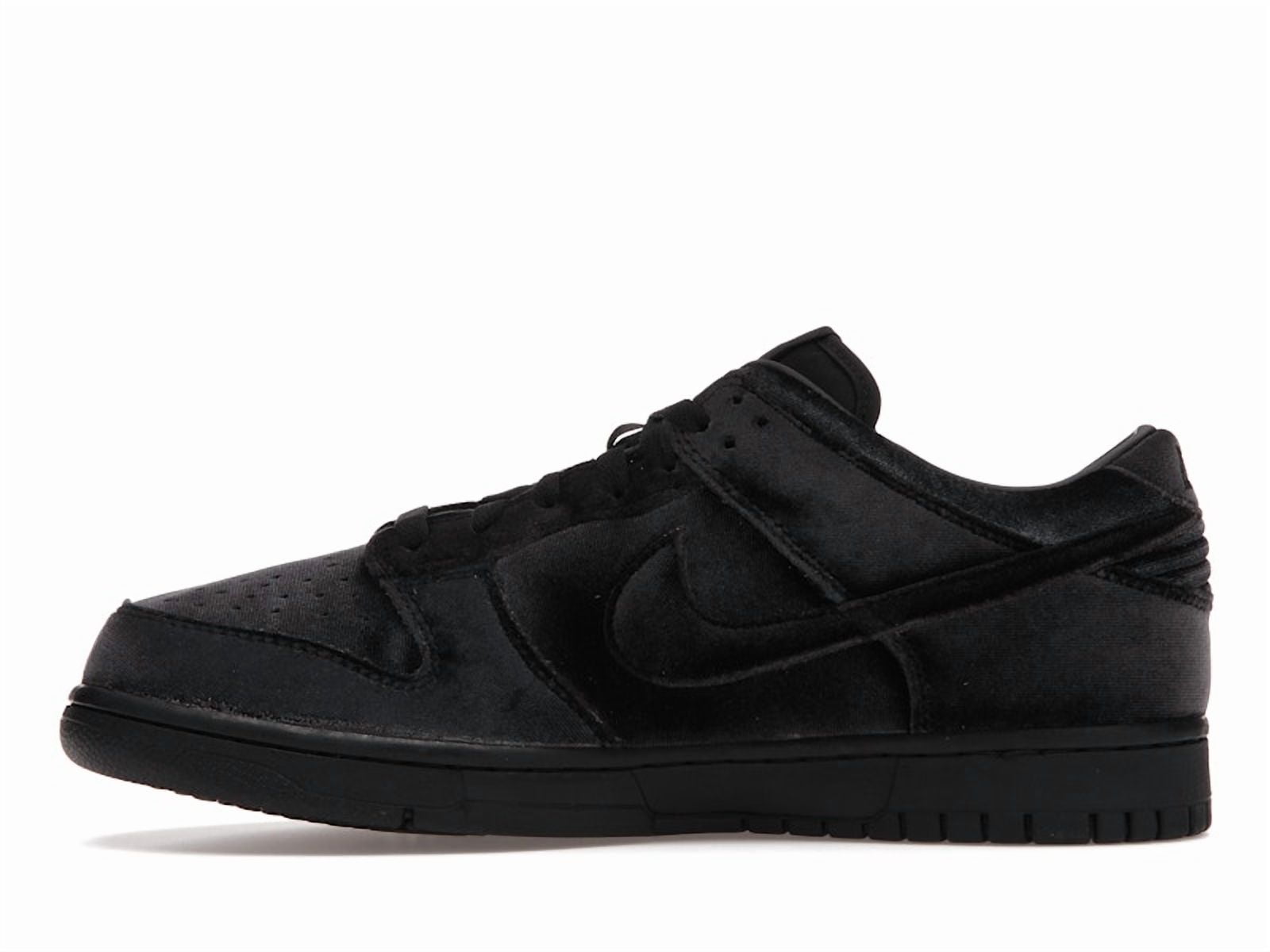 Nike Men's Dunk Low Dover Street Market Triple Black Velvet Shoes, from StockX