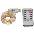 thumbnail image 1 of LED String Lights, Timing Function String Lights Bedroom USB Interface 10meters / 10.9yd 8 Flashing Modes  for Curtain, 1 of 7